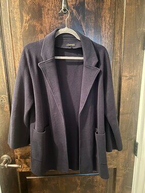 Quince navy blue jacket